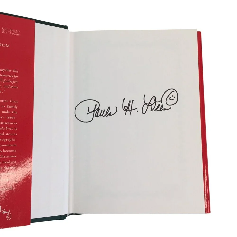 Christmas with Paula Deen:‎ Recipes & Stories 2007 *Signed* 1st Edition HC/DJ